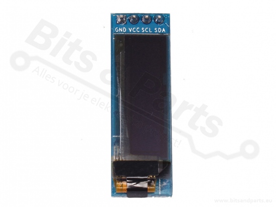 Display OLED 128x32 0.91 inch I2C White
